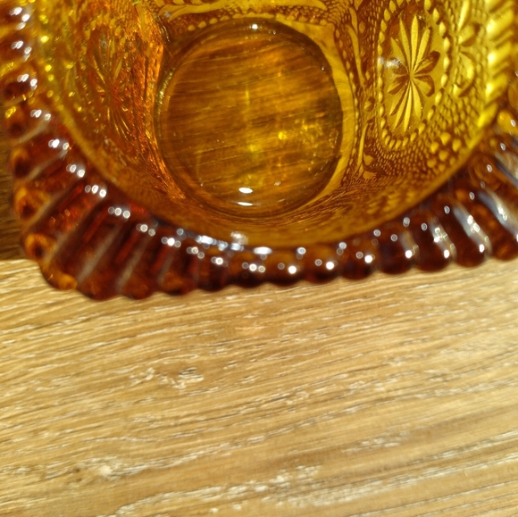 EAPG Amber glass toothpick vintage - Picture 2 of 7